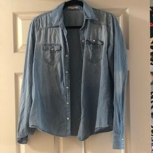 Jean Button Up